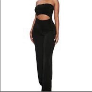 Naked wardrobe black jumpsuit size M